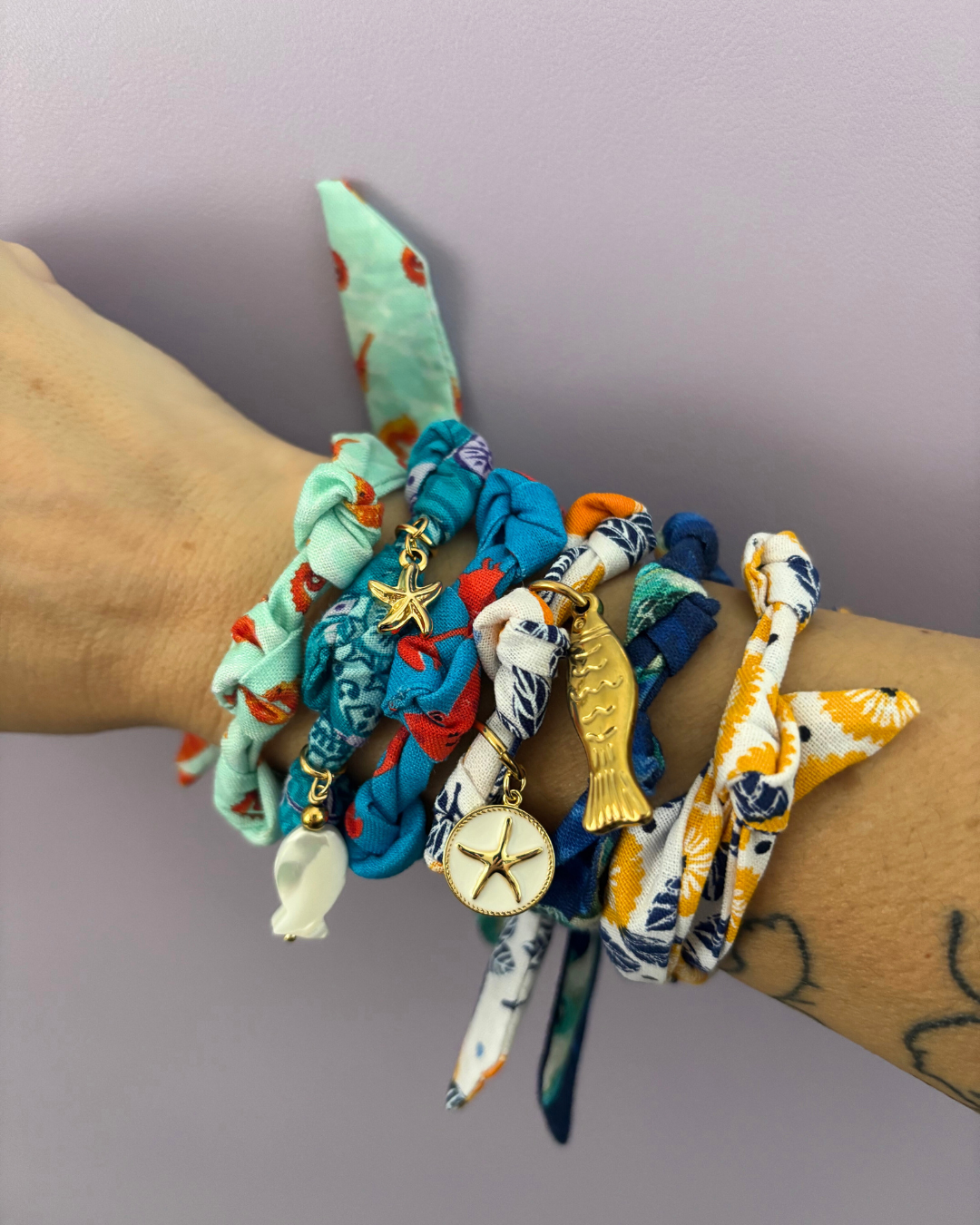 Scarf Bracelet - Pulseras de Tela