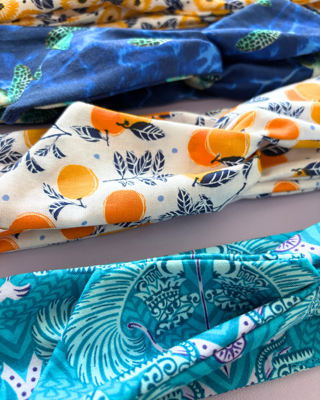 Turquesa- Wire Headband (Bandana con Alambre)