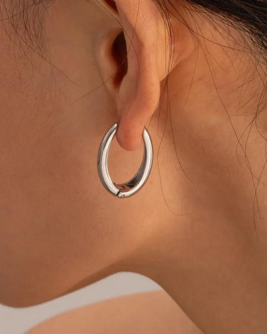 Alicia Silver Earrings 316L Stainless Steel