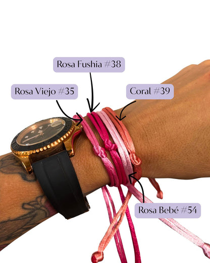 Pulseras de Hilo en Satin