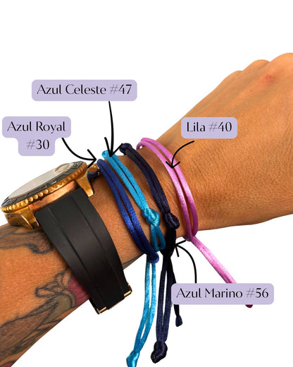 Pulseras de Hilo en Satin