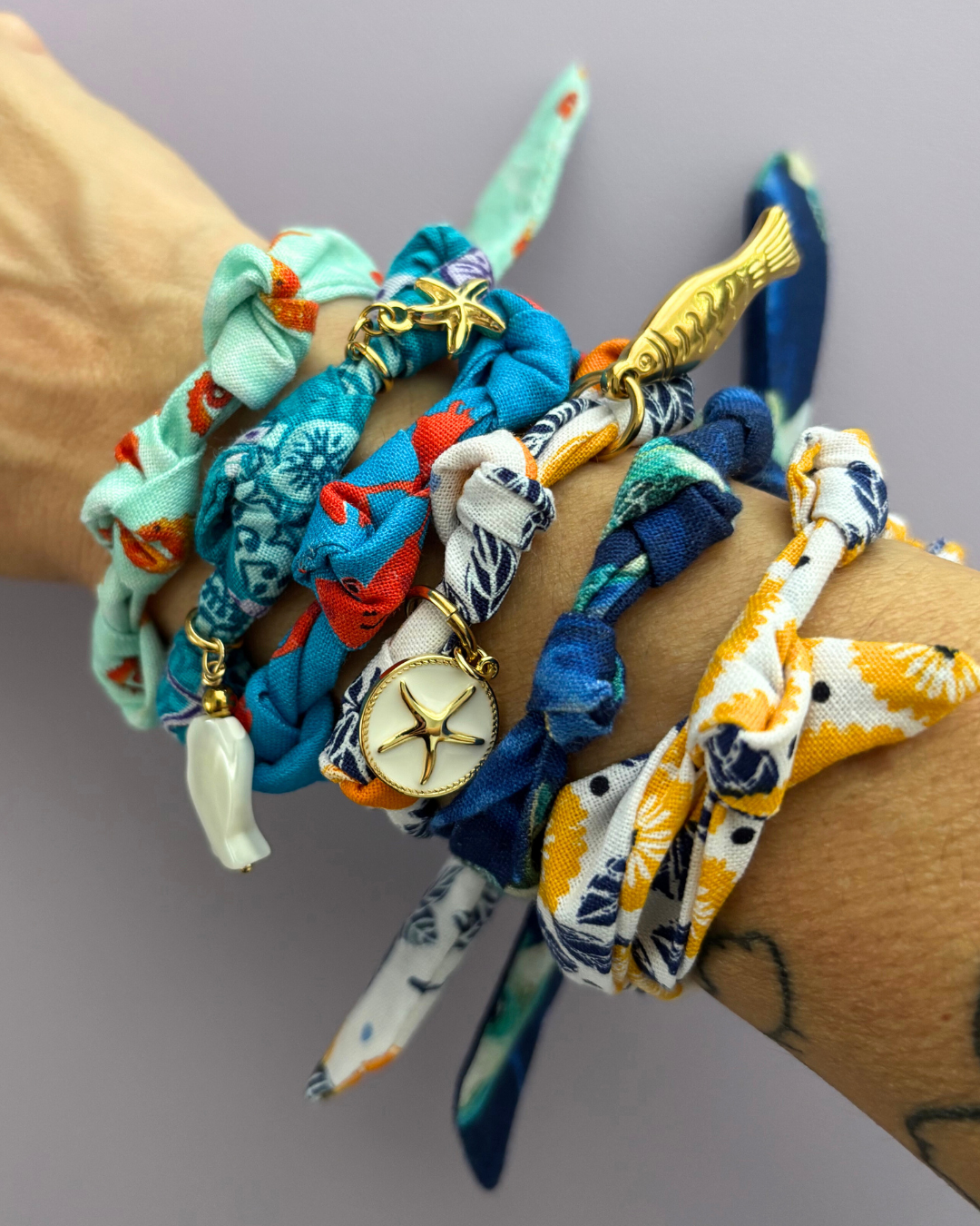 Scarf Bracelet - Pulseras de Tela