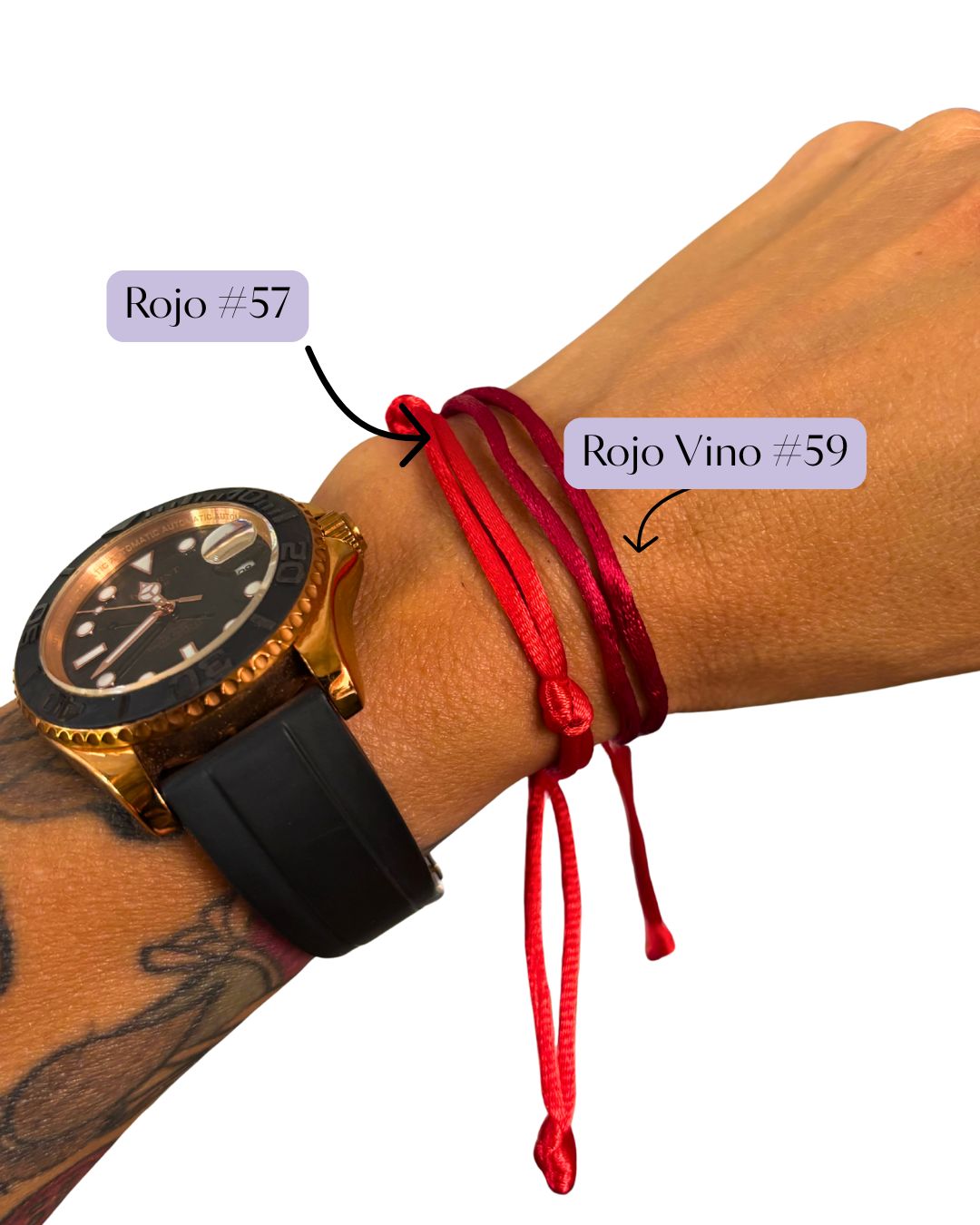 Pulseras de Hilo en Satin