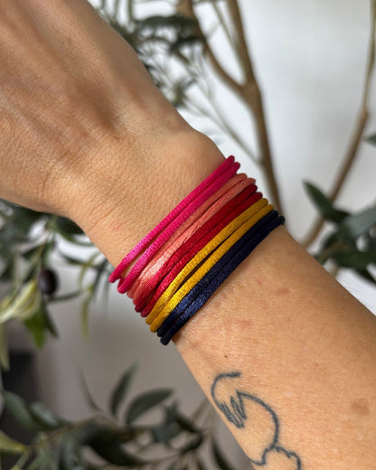 Pulseras de Hilo en Satin