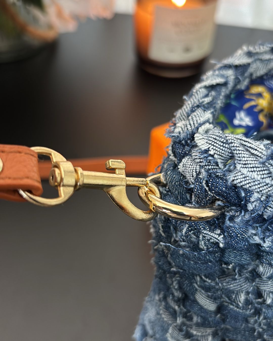 Catalina - Cartera Crossbody en Crochet con Denim Reciclado PRE-ORDEN