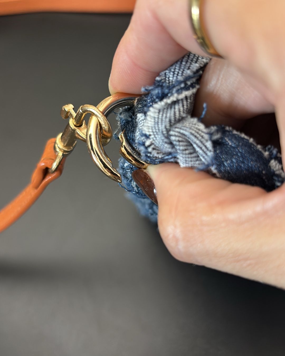 Catalina - Cartera Crossbody en Crochet con Denim Reciclado PRE-ORDEN