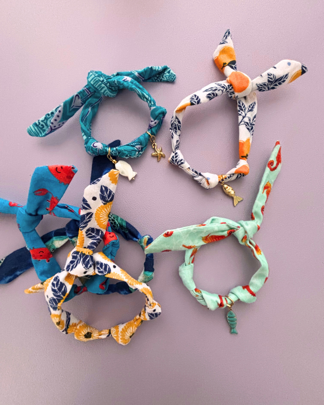 Scarf Bracelet - Pulseras de Tela