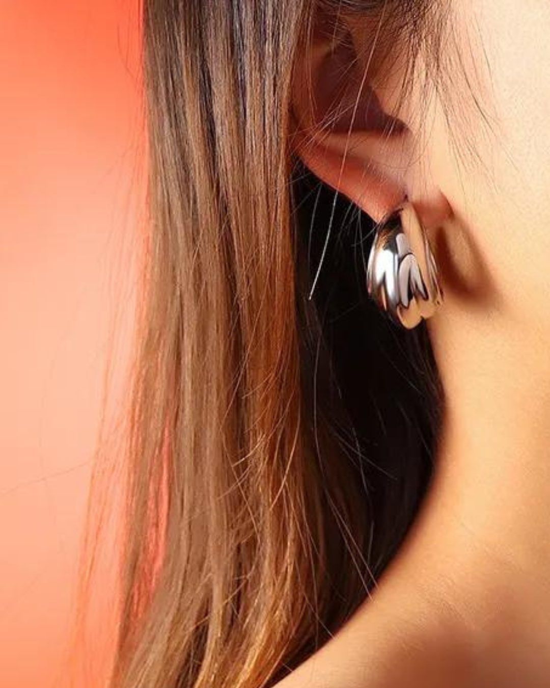 Sofia Chunky Silver Earrings
